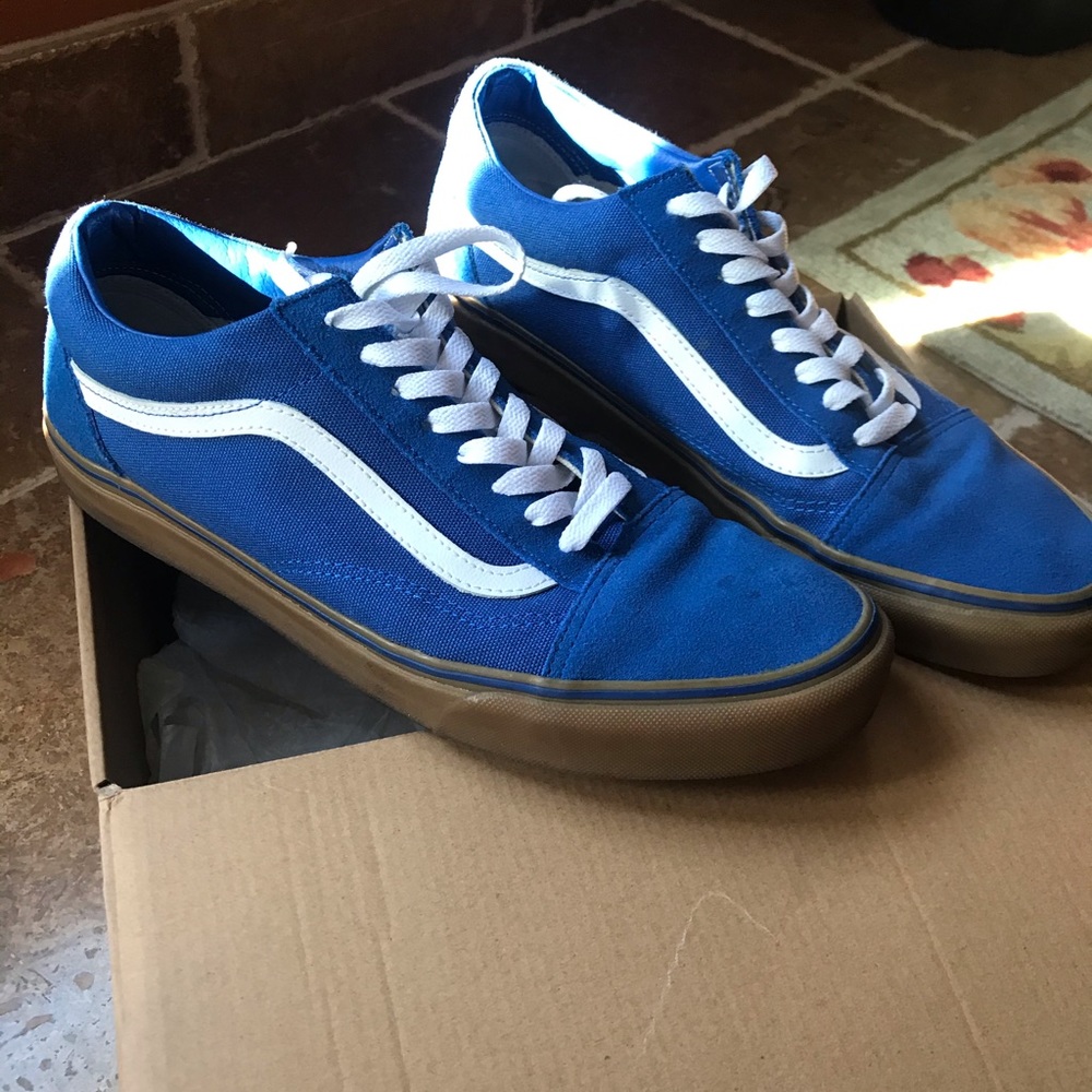 Blue Old Skool Vans